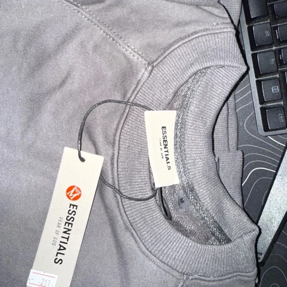 Fear of God Essentials Charcoal Sweatshirt